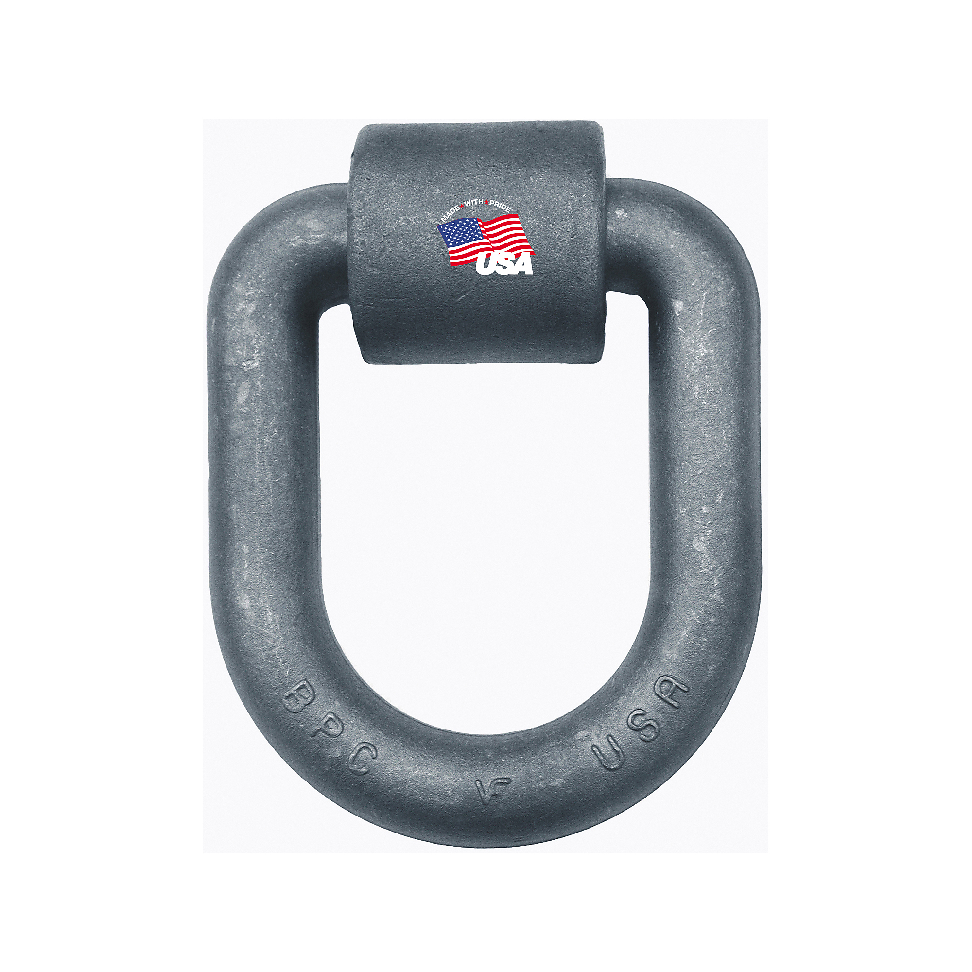 Buyers Products, 1in. Extended Forged D-Rings, Weld-On Bracket, Diameter 1 in, Working Load 15586 Model# B50PKGD